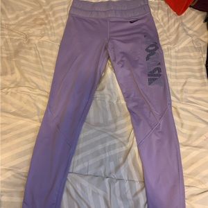 Women’s Purple Nike Fleece Lined Leggings
